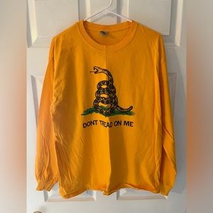 Don’t Tread on Me Long Sleeve Shirt. Large.